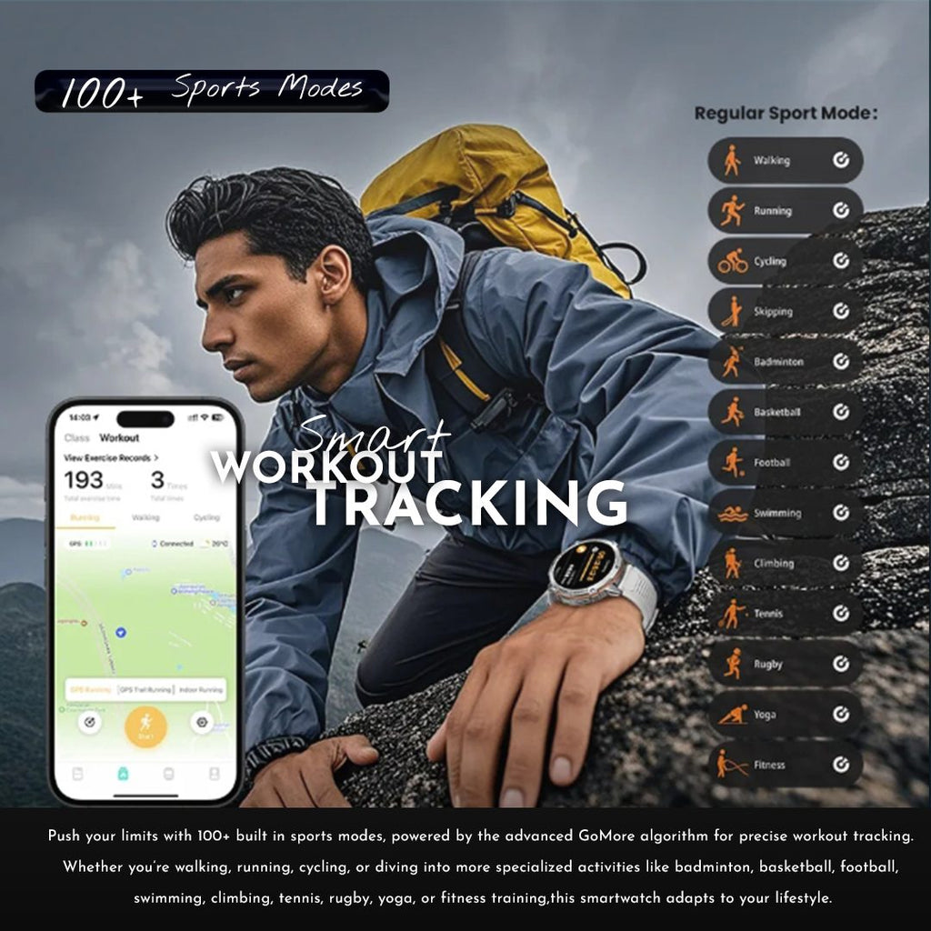 Valdus VD45 Smartwatch · 2025 Edition · Bluetooth Calling · Voice Assistant · Heart Rate & Fitness Tracking · Multi‑Sport Modes · Extended Battery Life
