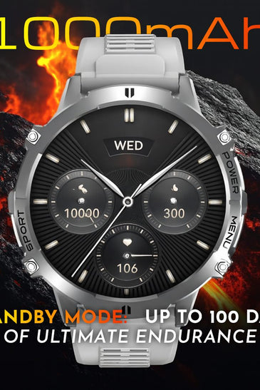 Valdus VD45 Smartwatch · 2025 Edition · Bluetooth Calling · Voice Assistant · Heart Rate & Fitness Tracking · Multi‑Sport Modes · Extended Battery Life
