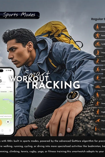 Valdus VD45 Smartwatch · 2025 Edition · Bluetooth Calling · Voice Assistant · Heart Rate & Fitness Tracking · Multi‑Sport Modes · Extended Battery Life