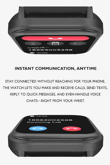 Valdus VS02 Smartwatch · 2025 Edition · Bluetooth Calling · Heart Rate & Fitness Tracking · GPS Motion Trajectory · Multi‑Sport Modes · Waterproof Design