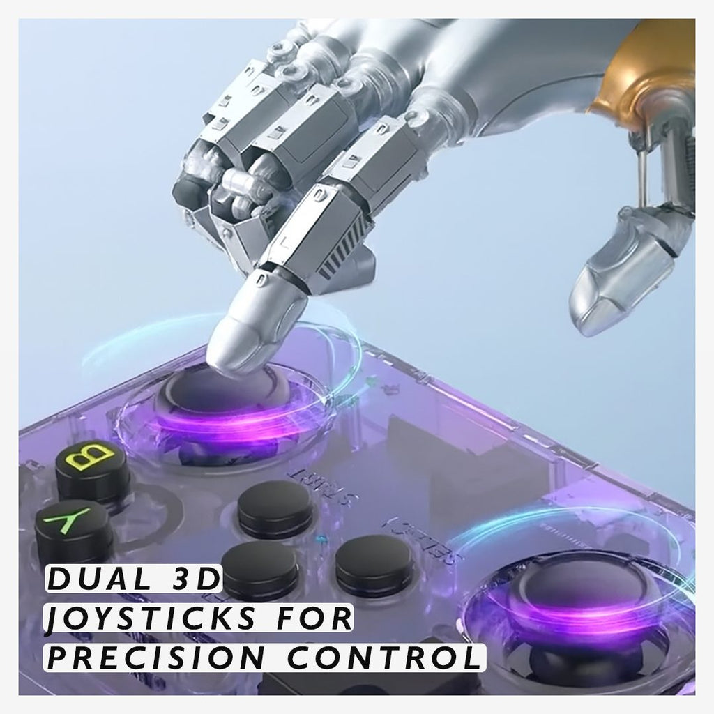 R36S Handheld Retro Gaming Console · 3.5" IPS Display · 128GB Storage · ArkOS Operating System · Portable Pocket Player with 15,000+ Preloaded Classic Games