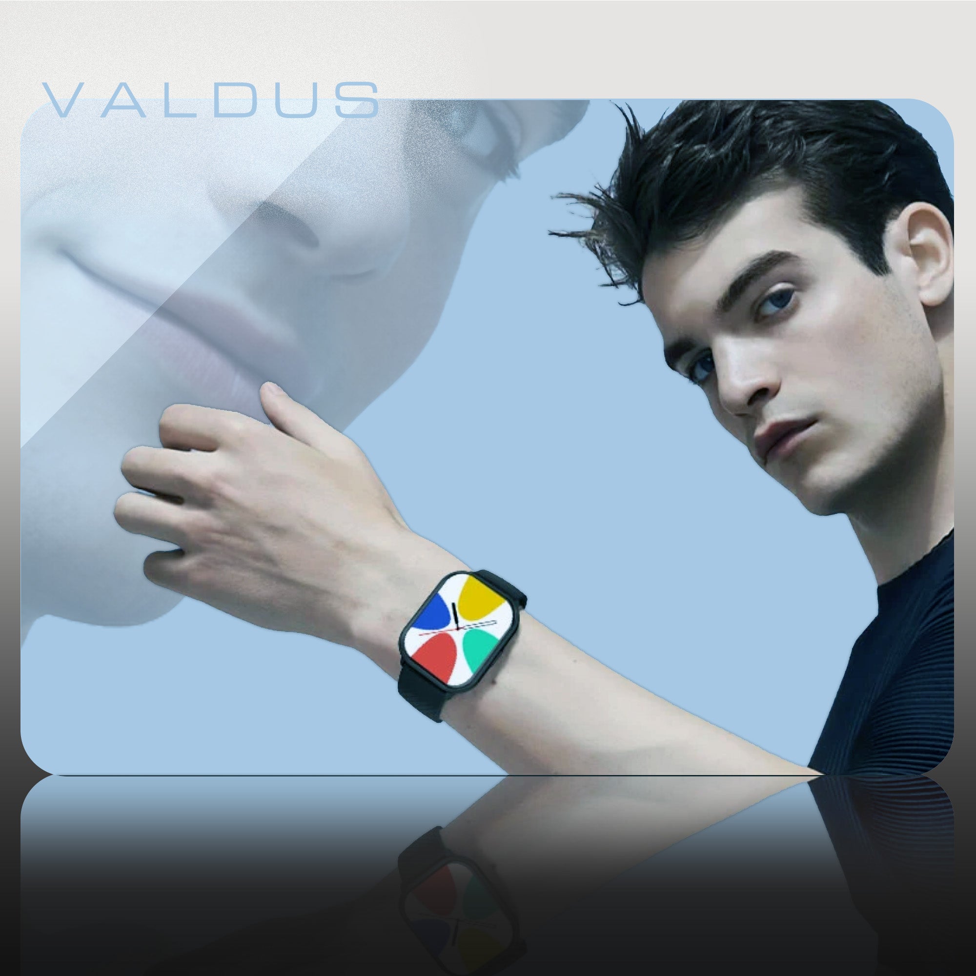 Valdus VS02 Smartwatch · 2025 Edition · Bluetooth Calling · Heart Rate & Fitness Tracking · GPS Motion Trajectory · Multi‑Sport Modes · Waterproof Design