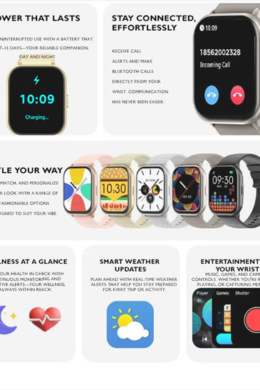 Valdus VS02 Smartwatch · 2025 Edition · Bluetooth Calling · Heart Rate & Fitness Tracking · GPS Motion Trajectory · Multi‑Sport Modes · Waterproof Design