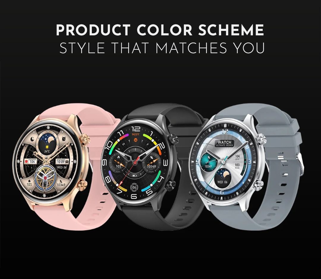 Valdus VS63 Pro Smartwatch · 2025 Edition · 1.75" AMOLED Display · Long Battery Life · NFC & Voice Assistant · Bluetooth Calling · Multi‑Sport Fitness Modes · Waterproof Design