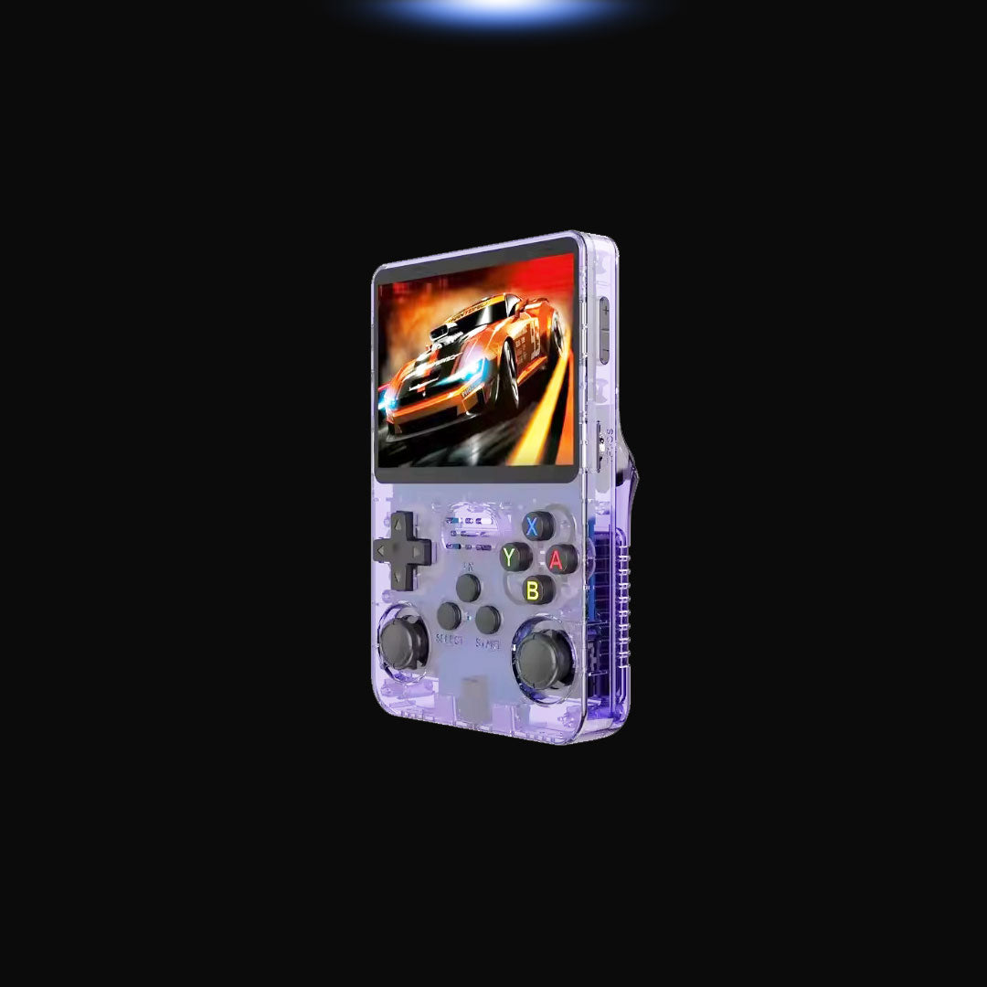 R36S Handheld Retro Gaming Console · 3.5" IPS Display · 128GB Storage · ArkOS Operating System · Portable Pocket Player with 15,000+ Preloaded Classic Games