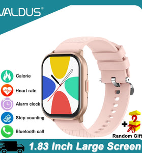 Valdus VS02 Smartwatch · 2025 Edition · Bluetooth Calling · Heart Rate & Fitness Tracking · GPS Motion Trajectory · Multi‑Sport Modes · Waterproof Design