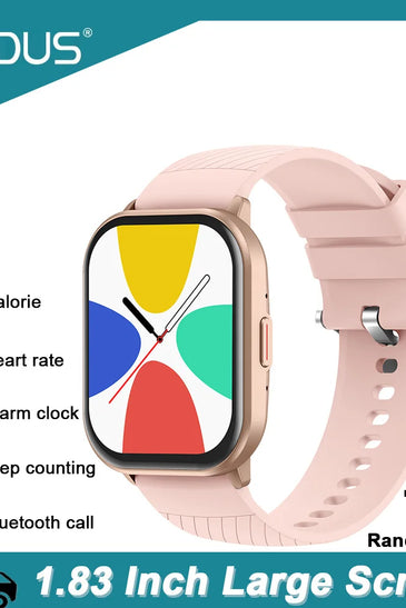 Valdus VS02 Smartwatch · 2025 Edition · Bluetooth Calling · Heart Rate & Fitness Tracking · GPS Motion Trajectory · Multi‑Sport Modes · Waterproof Design