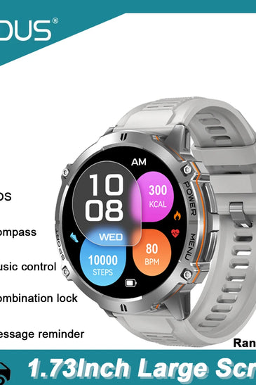 Valdus VD45 Smartwatch · 2025 Edition · Bluetooth Calling · Voice Assistant · Heart Rate & Fitness Tracking · Multi‑Sport Modes · Extended Battery Life