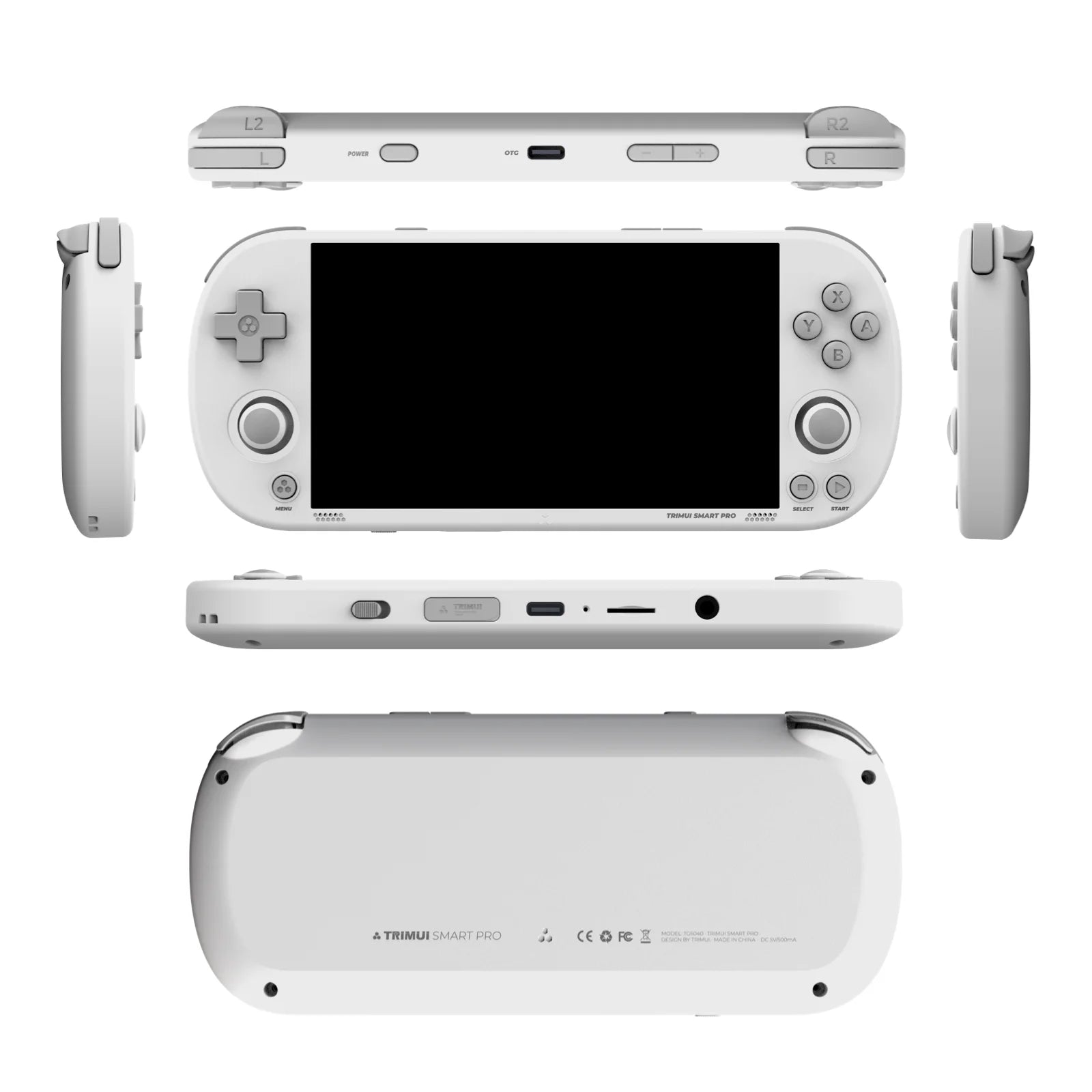 Trimui Smart Pro Handheld Console · 4.96" IPS Display · Linux System · Dual Joystick with RGB Lighting · Portable Retro Gaming Player · Ideal Gift