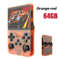 R36S Handheld Retro Gaming Console · 3.5" IPS Display · 128GB Storage · ArkOS Operating System · Portable Pocket Player with 15,000+ Preloaded Classic Games