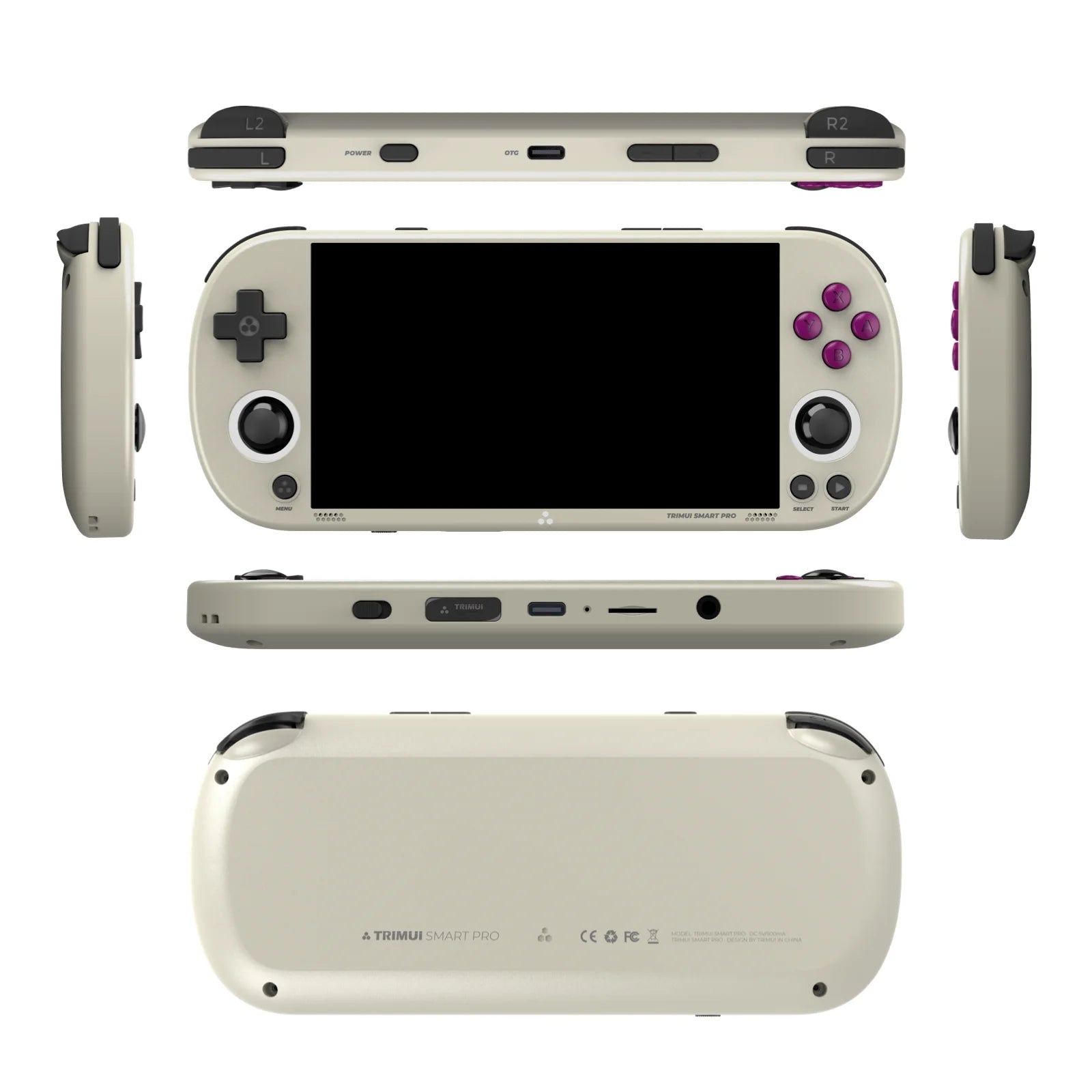 Trimui Smart Pro Handheld Console · 4.96" IPS Display · Linux System · Dual Joystick with RGB Lighting · Portable Retro Gaming Player · Ideal Gift