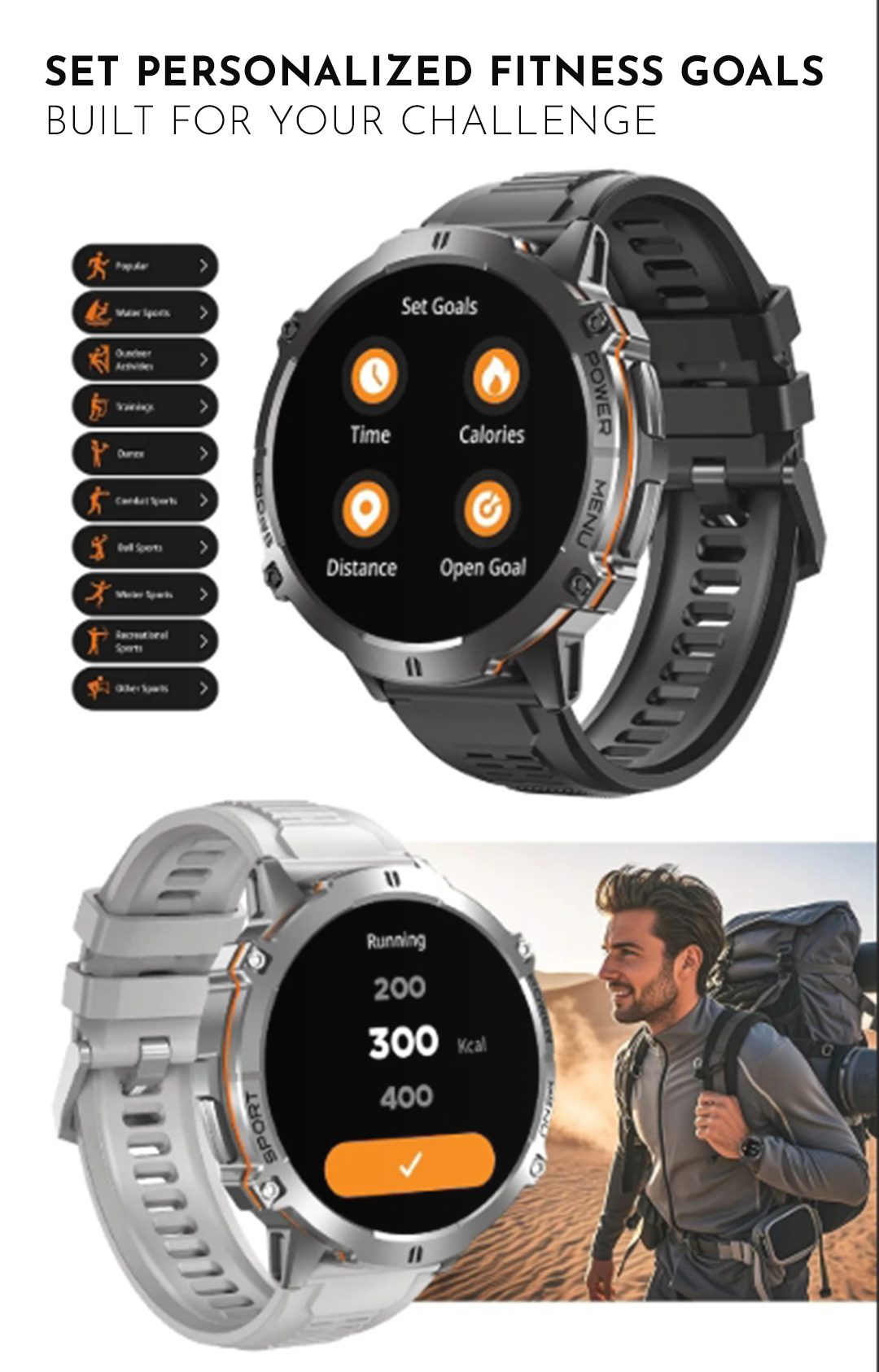 Valdus VD45 Smartwatch · 2025 Edition · Bluetooth Calling · Voice Assistant · Heart Rate & Fitness Tracking · Multi‑Sport Modes · Extended Battery Life