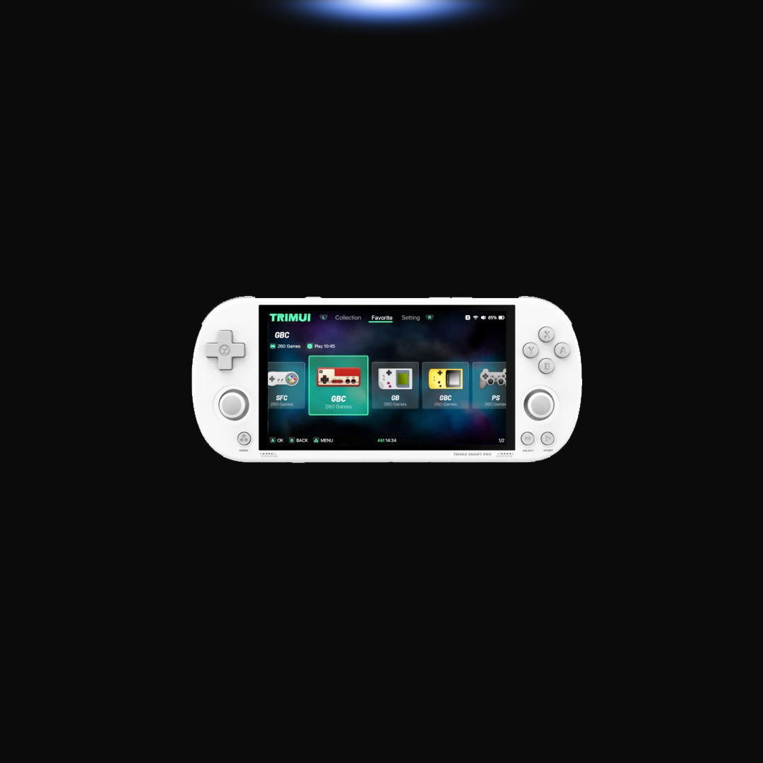 Trimui Smart Pro Handheld Console · 4.96" IPS Display · Linux System · Dual Joystick with RGB Lighting · Portable Retro Gaming Player · Ideal Gift