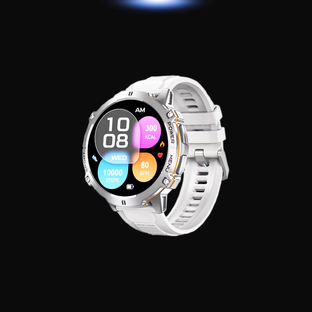 Valdus VD45 Smartwatch · 2025 Edition · Bluetooth Calling · Voice Assistant · Heart Rate & Fitness Tracking · Multi‑Sport Modes · Extended Battery Life