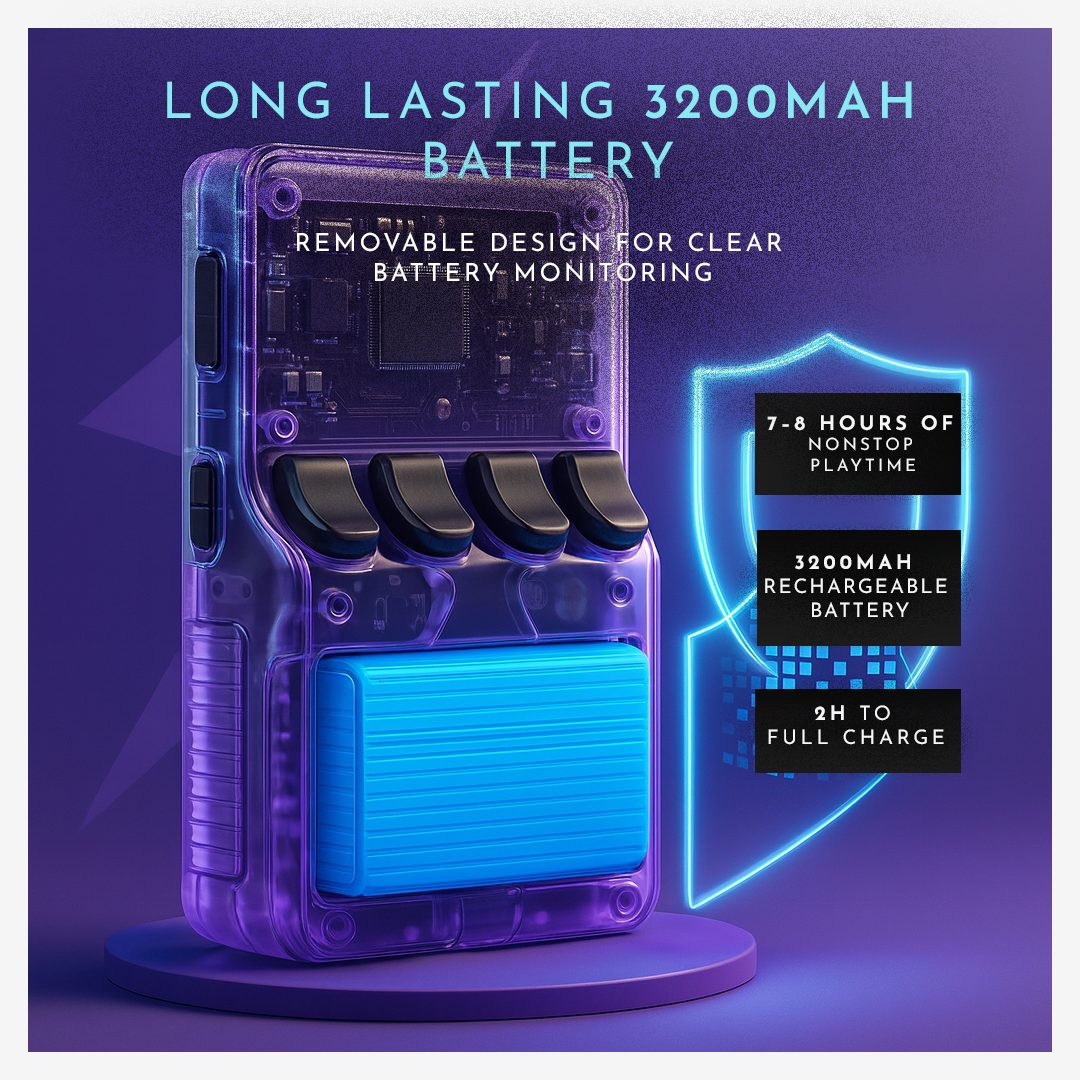 R36S Handheld Retro Gaming Console · 3.5" IPS Display · 128GB Storage · ArkOS Operating System · Portable Pocket Player with 15,000+ Preloaded Classic Games