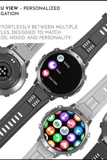 Valdus VD45 Smartwatch · 2025 Edition · Bluetooth Calling · Voice Assistant · Heart Rate & Fitness Tracking · Multi‑Sport Modes · Extended Battery Life