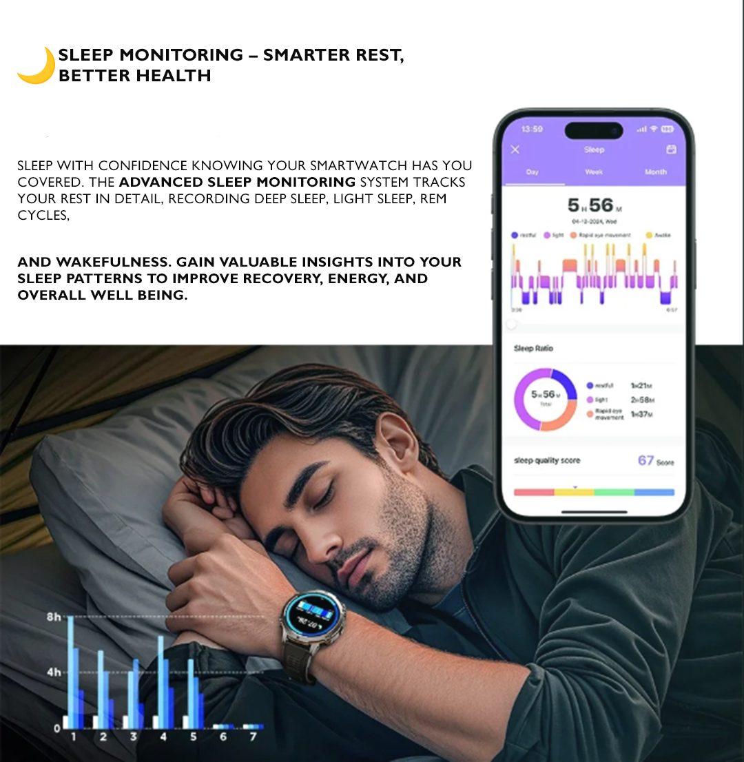 Valdus VD45 Smartwatch · 2025 Edition · Bluetooth Calling · Voice Assistant · Heart Rate & Fitness Tracking · Multi‑Sport Modes · Extended Battery Life